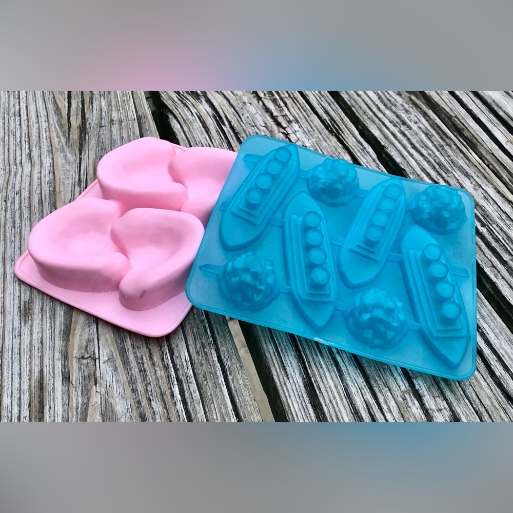 FRED Funny Ice Mold Dentures False Teeth Battleship Titanic Iceberg Candy Mold